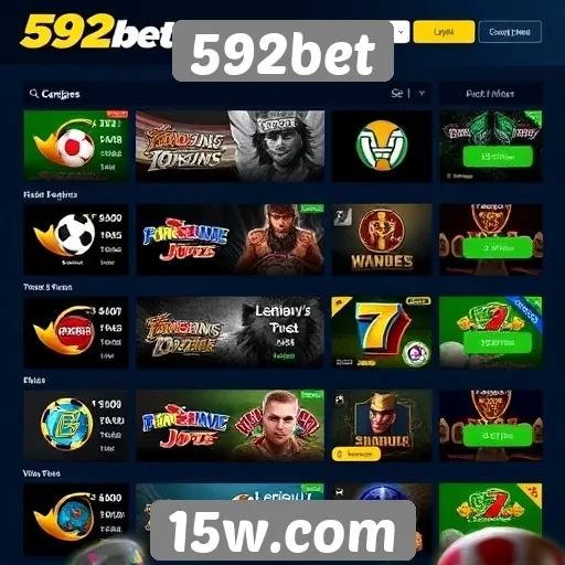 Desempenho de jogos populares na 592bet